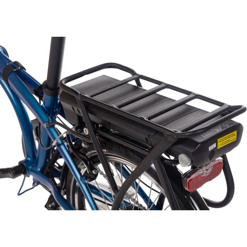 Snapp City-E folding electric bicycle, blue Snapp City-E folding electric bicycle, blue