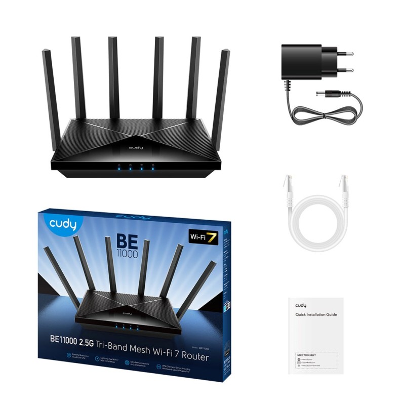 CUDY WR6500H 2.5G Wi-Fi 7 Router CUDY WR6500H 2.5G Wi-Fi 7 Router