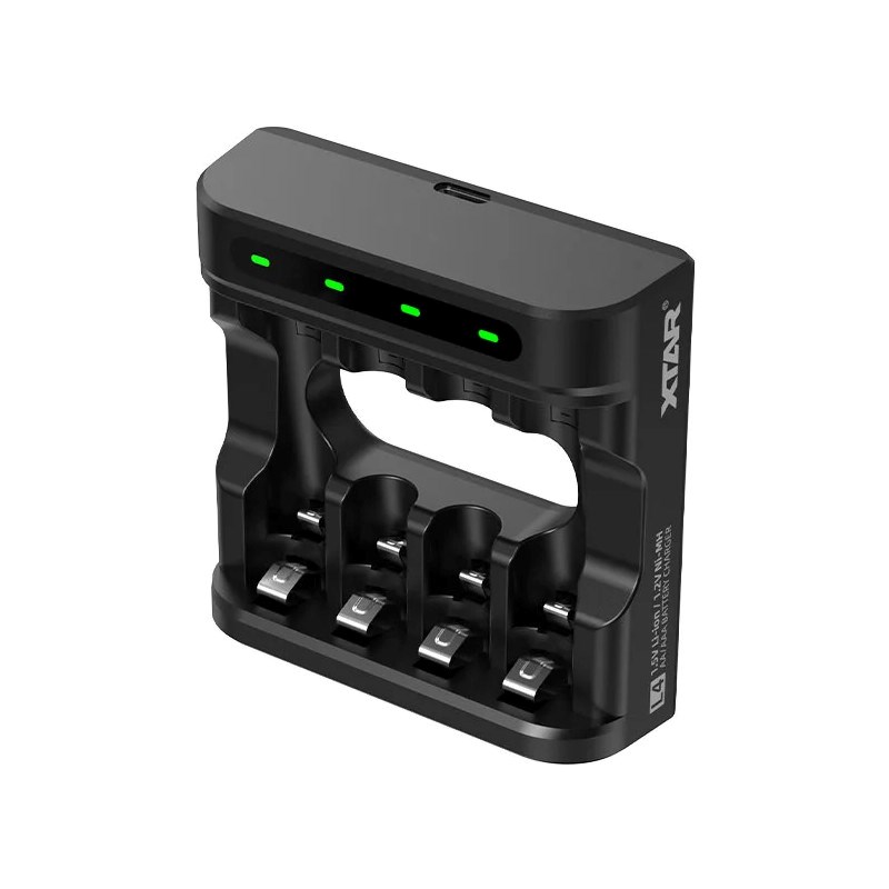 Battery charger R03 / AAA, R6 / AA Li-ion 1,5V / NiMH - 4 slots Battery charger R03 / AAA, R6 / AA Li-ion 1,5V / NiMH - 4 slots