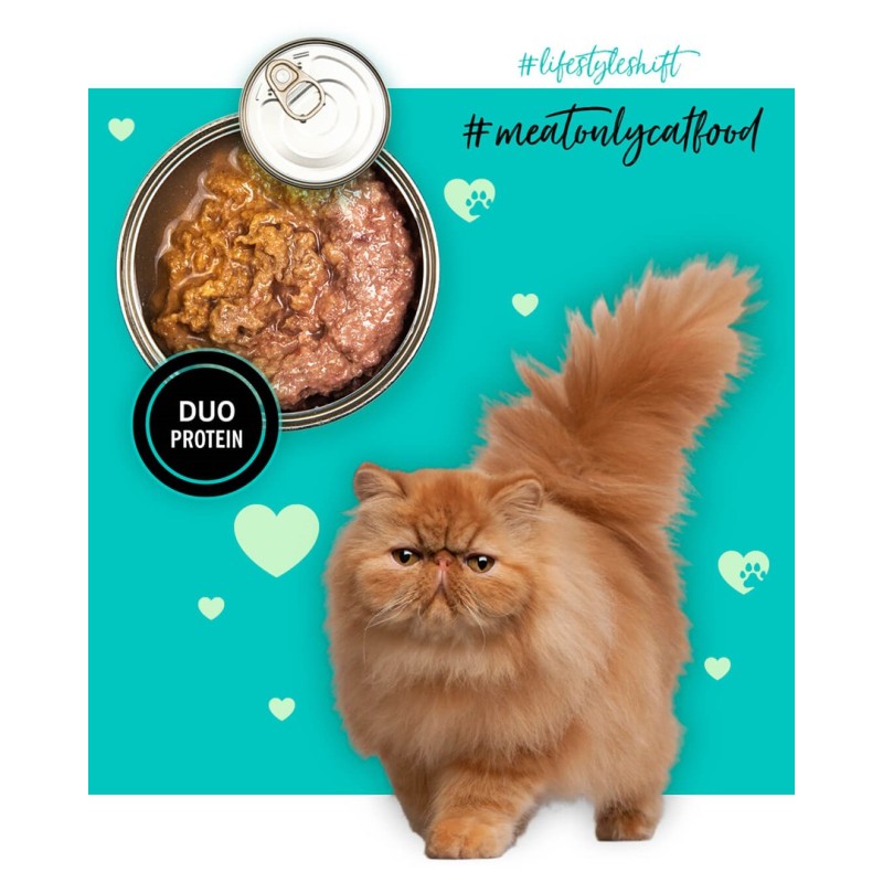 3COTY Chicken with duck - wet cat food - 80g 3COTY Chicken with duck - wet cat food - 80g