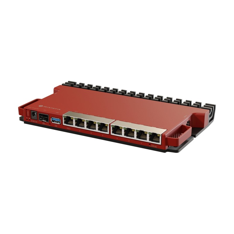Mikrotik L009UiGS-RM wired router 2.5 Gigabit Ethernet, Gigabit Ethernet Red Mikrotik L009UiGS-RM wired router 2.5 Gigabit Ethernet, Gigabit Ethernet Red