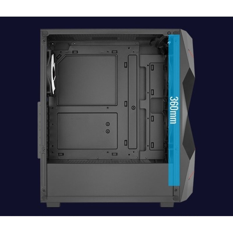 PC Case Aerocool PGS Volcan-G-BK-V1 PC Case Aerocool PGS Volcan-G-BK-V1