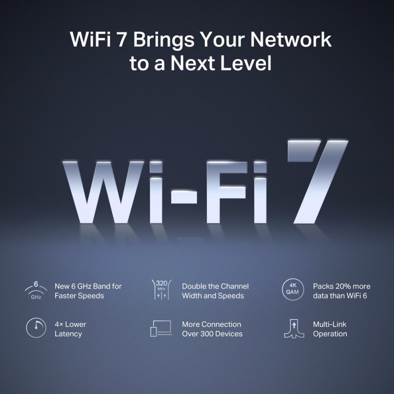 Mercusys BE9300 Tri-Band Wi-Fi 7 Router Mercusys BE9300 Tri-Band Wi-Fi 7 Router