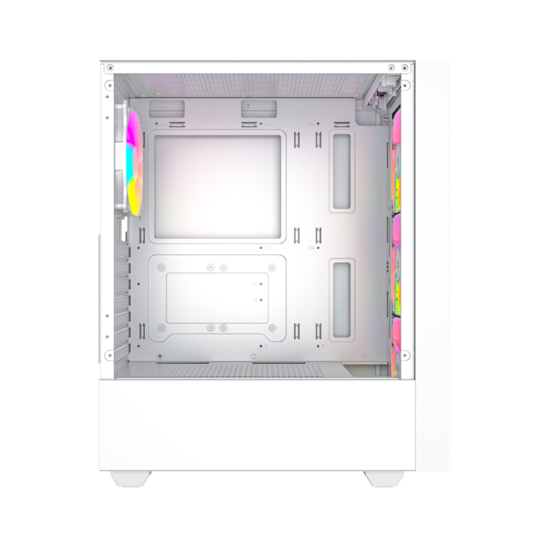 Gembird Fornax 4000W ARGB gaming ATX computer case, Midi Tower, backlight, White Gembird Fornax 4000W ARGB gaming ATX computer case, Midi Tower, backlight, White