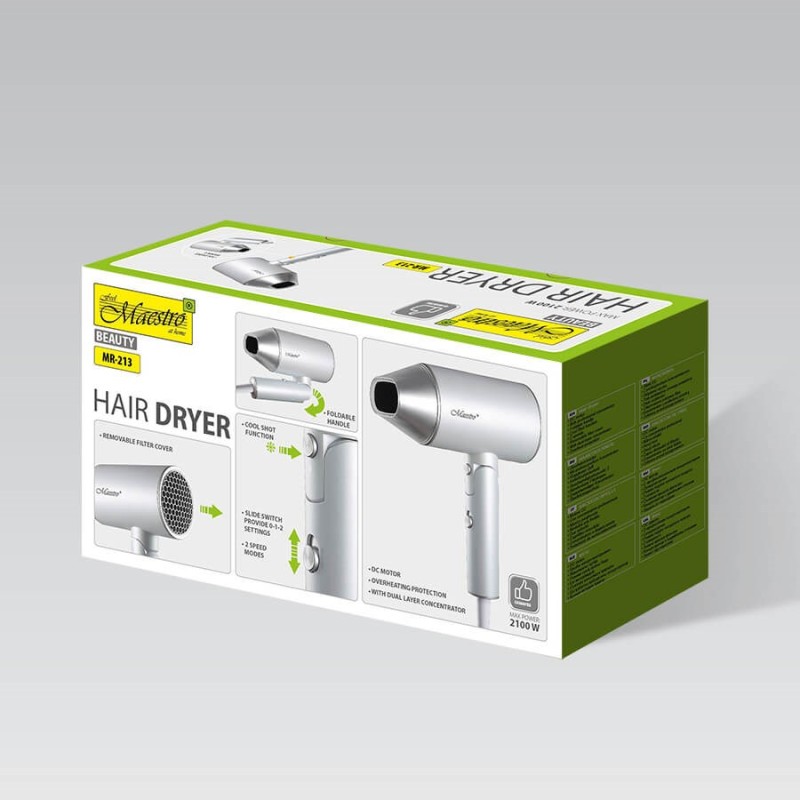 Hair dryer 2100W MAESTRO MR-213 Hair dryer 2100W MAESTRO MR-213