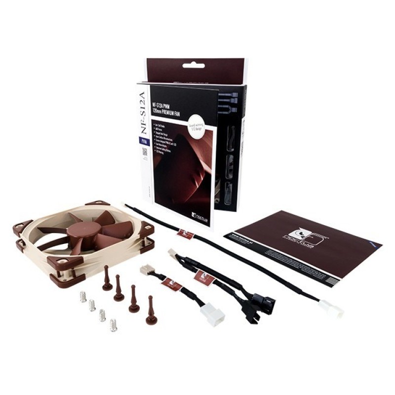 Noctua NF-S12A PWM computer cooling component Computer case Fan 12 cm Brown Noctua NF-S12A PWM computer cooling component Computer case Fan 12 cm Brown
