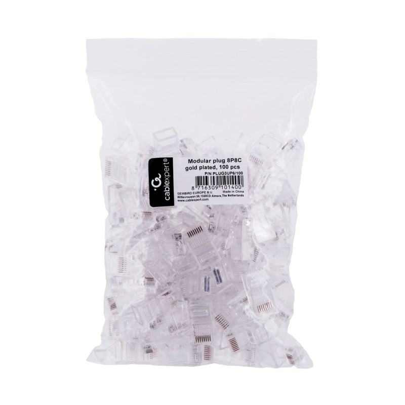 Cablexpert PLUG3UP6/100 wire connector 1 Transparent Cablexpert PLUG3UP6/100 wire connector 1 Transparent