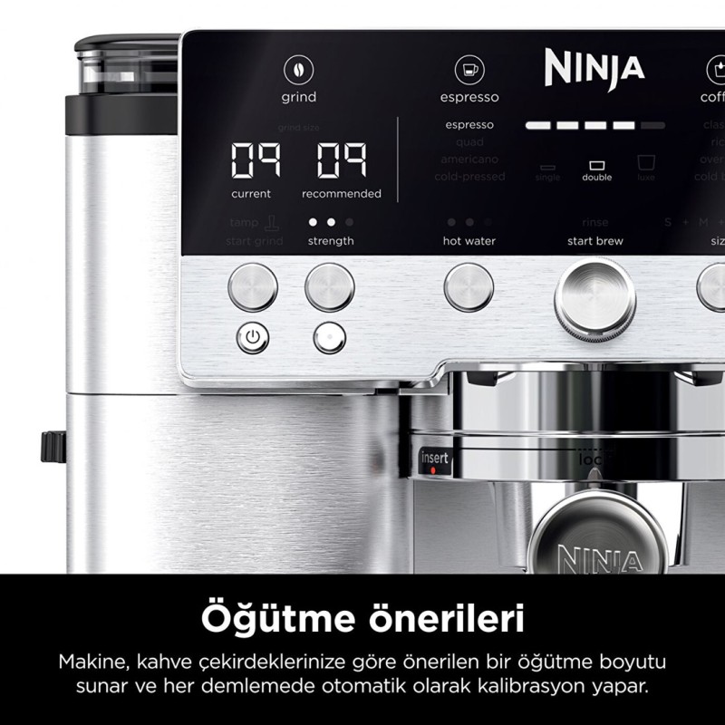 Ninja ES601EU coffee maker Semi-auto Espresso machine 2 L