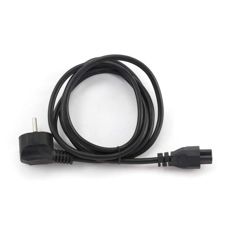 Gembird PC-186-ML12-1M power cable Black CEE7/7 C5 coupler Gembird PC-186-ML12-1M power cable Black CEE7/7 C5 coupler
