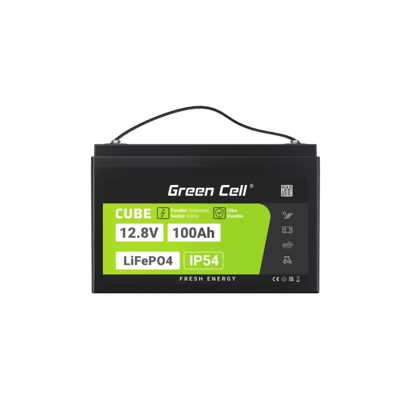 Green Cell LFPGC12V100AH UPS battery Lithium Iron Phosphate (LiFePO4) 12.8 V 100 Ah Green Cell LFPGC12V100AH UPS battery Lithium Iron Phosphate (LiFePO4) 12.8 V 100 Ah
