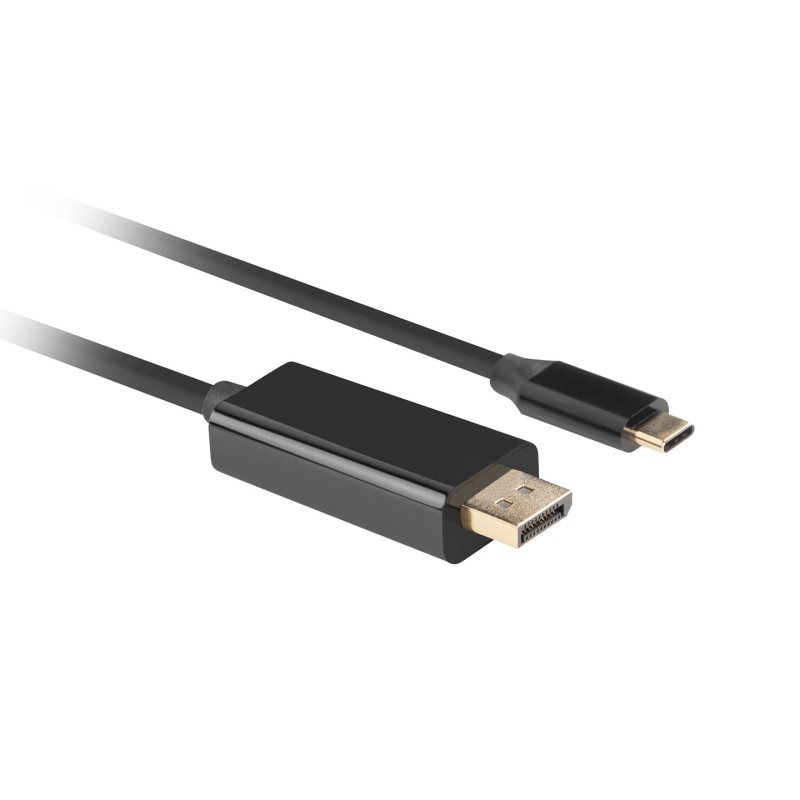 Lanberg CA-CMDP-10CU-0030-BK video cable adapter 3 m USB Type-C DisplayPort Black Lanberg CA-CMDP-10CU-0030-BK video cable adapter 3 m USB Type-C DisplayPort Black