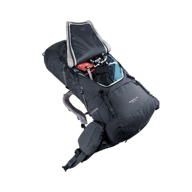 Deuter Aircontact Pro 85+10 Hiking backpack Black Deuter Aircontact Pro 85+10 Hiking backpack Black