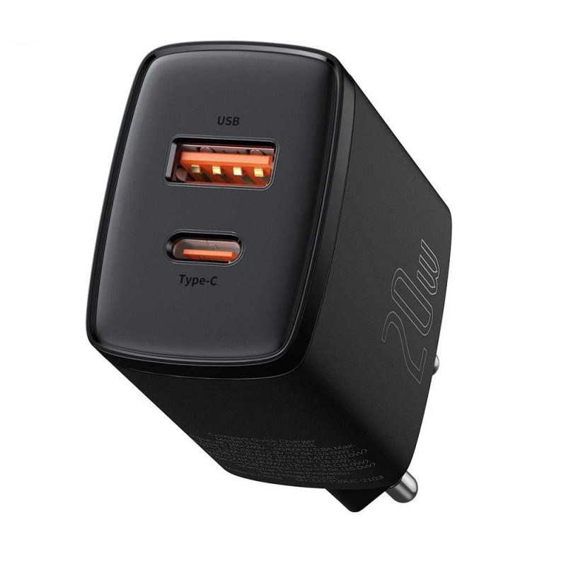 Baseus CCXJ-B01 mobile device charger Universal Black AC Fast charging Indoor Baseus CCXJ-B01 mobile device charger Universal Black AC Fast charging Indoor
