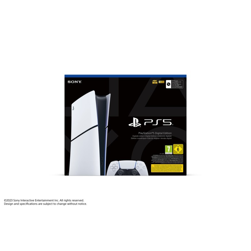 Console Sony PlayStation 5 Digital Slim Edition 1TB SSD Wi-Fi Black, White Console Sony PlayStation 5 Digital Slim Edition 1TB SSD Wi-Fi Black, White