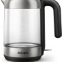 Philips 5000 series HD9339/80 electric kettle 1.7 L 2200 W Black, Stainless steel, Transparent