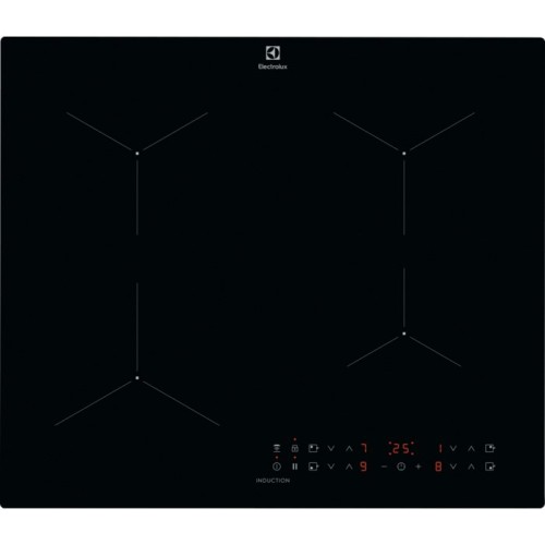 Electrolux LIL61434C Black Built-in 59 cm Zone induction hob 4 zone(s)