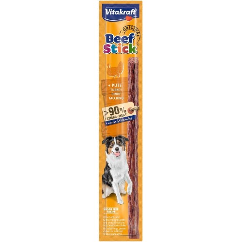 VITAKRAFT Beef Stick with turkey - dog treat - 12 g VITAKRAFT Beef Stick with turkey - dog treat - 12 g