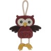 KERBL Owl - Leather Dog Toy - 31x22x3 cm