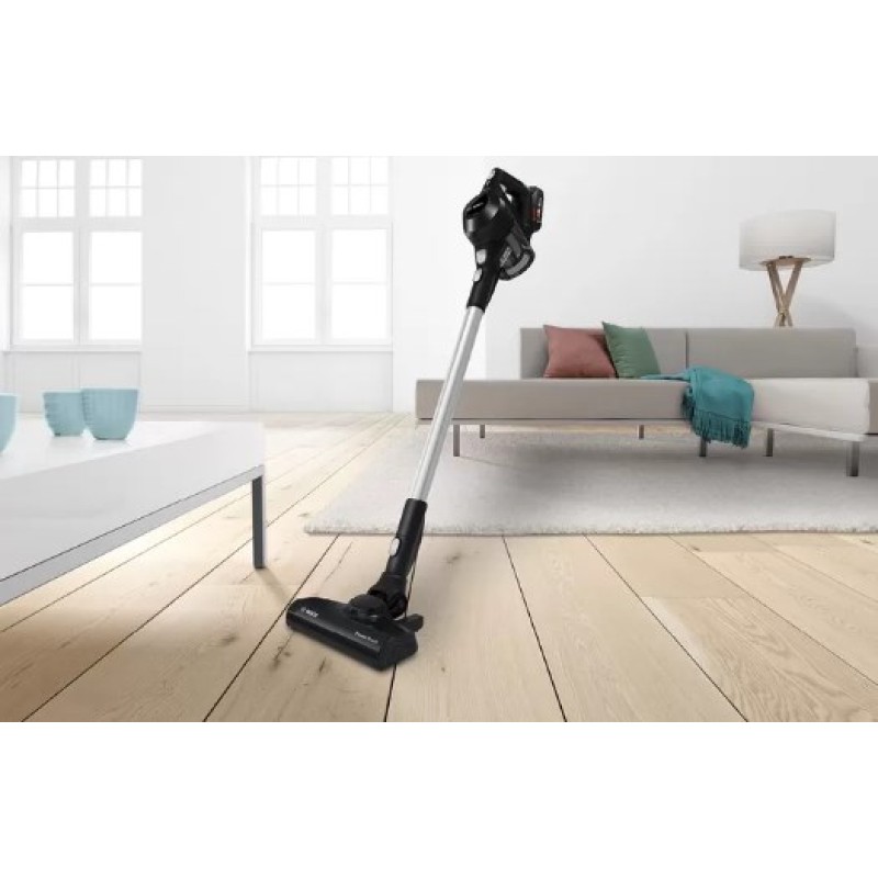Bosch Serie 6 BBS611BSC stick vacuum/electric broom 2-in-1 stick vacuum Battery Dry Bagless Black 2.5 Ah Bosch Serie 6 BBS611BSC stick vacuum/electric broom 2-in-1 stick vacuum Battery Dry Bagless Black 2.5 Ah