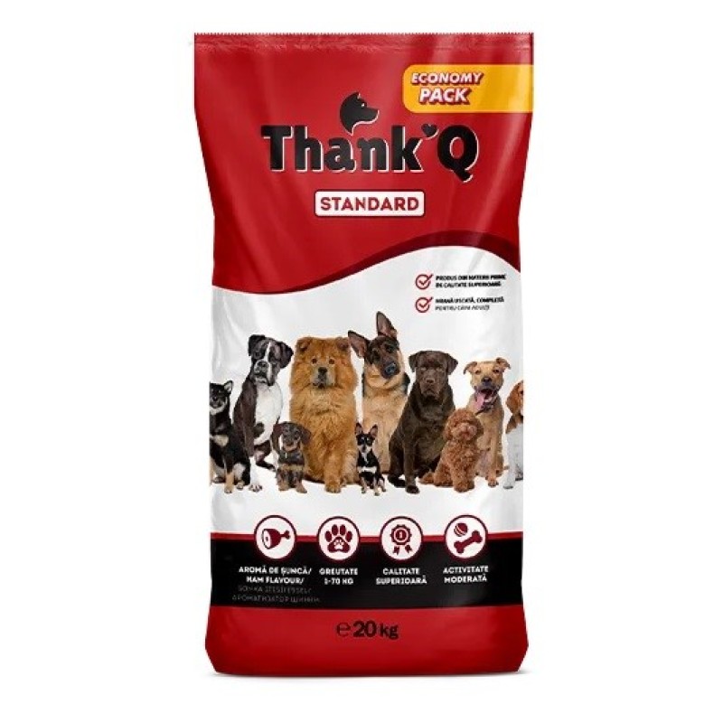 THANK'Q Standard Ham - dry dog food - 20kg
