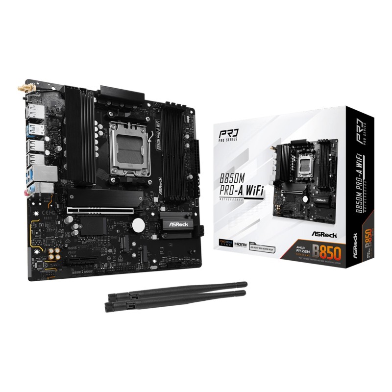 Asrock B850M Pro-A WiFi AMD B850 Socket AM5 micro ATX