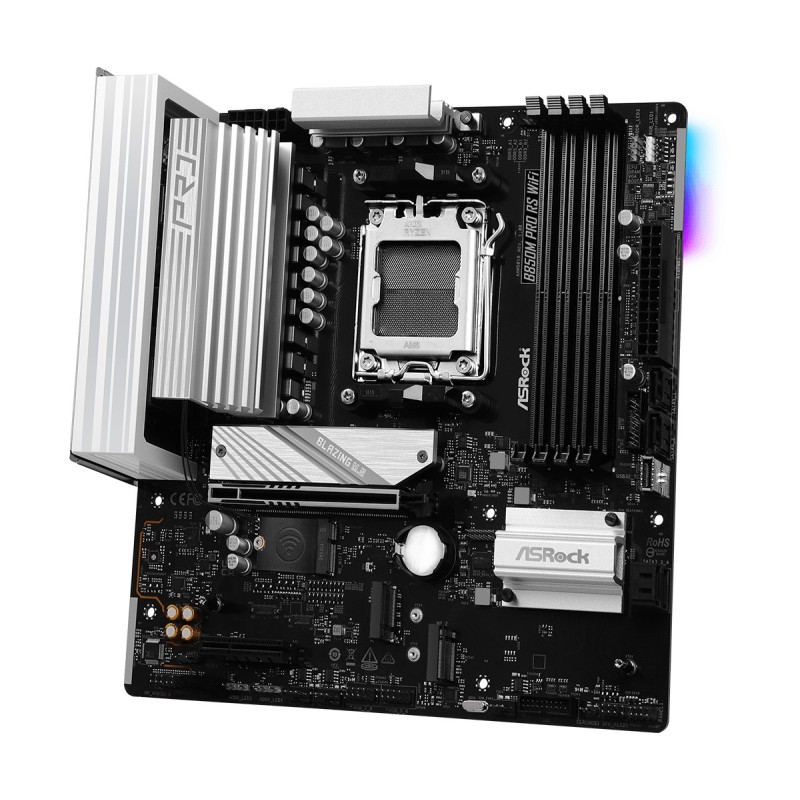Asrock B850M Pro RS WiFi AMD B850 Socket AM5 micro ATX Asrock B850M Pro RS WiFi AMD B850 Socket AM5 micro ATX