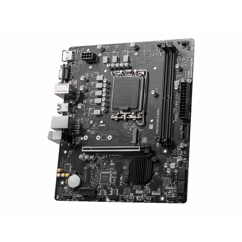 MSI PRO H610M-E DDR4 motherboard Intel H610 LGA 1700 micro ATX MSI PRO H610M-E DDR4 motherboard Intel H610 LGA 1700 micro ATX