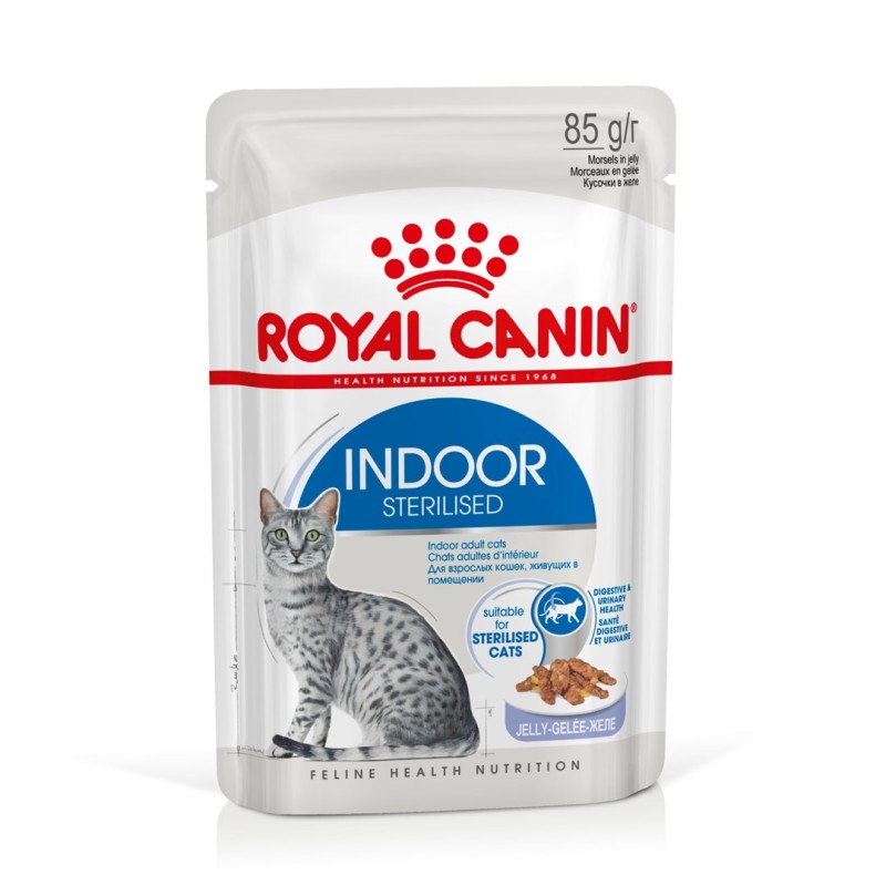 ROYAL CANIN FHN Indoor jelly - wet food for adult cats - 12x85g ROYAL CANIN FHN Indoor jelly - wet food for adult cats - 12x85g