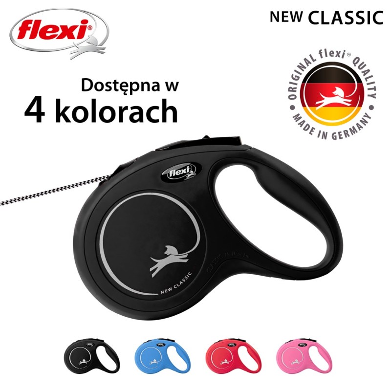 Flexi New CLASSIC 5 m Black Dog Retractable lead Flexi New CLASSIC 5 m Black Dog Retractable lead