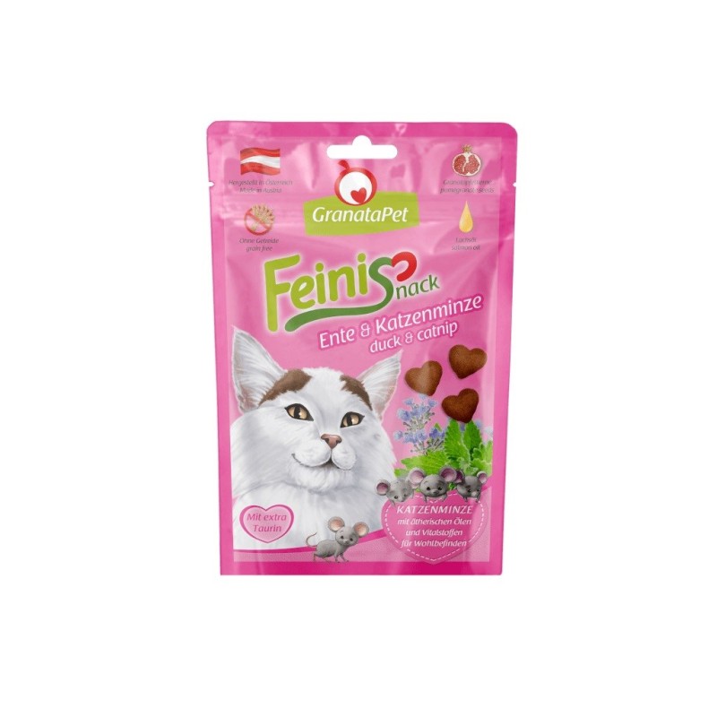 GRANATAPET FeiniSnack Duck and catnip - cat treats - 50g GRANATAPET FeiniSnack Duck and catnip - cat treats - 50g