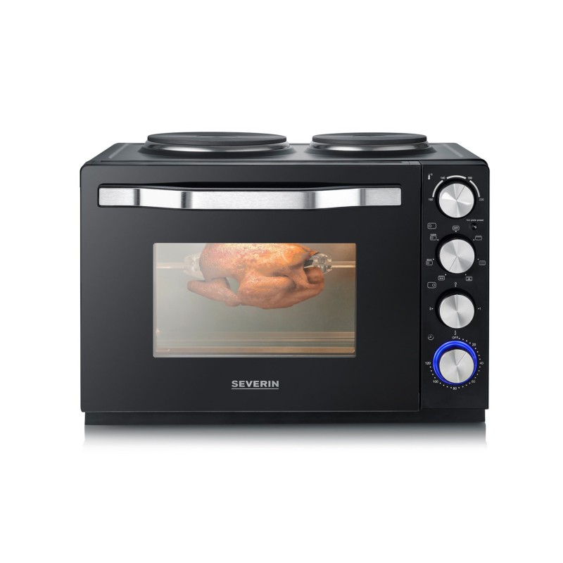 SEVERIN MINI OVEN WITH COOKING PLATES, 30 L TO2074 SEVERIN MINI OVEN WITH COOKING PLATES, 30 L TO2074