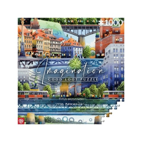 Good Loot Imagination Puzzle: Tytus Brzozowski Warsaw Bridges (1000 elements)