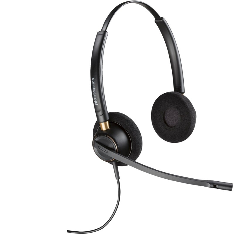 Poly EncorePro 520 Binaural Headset +Quick Disconnect
