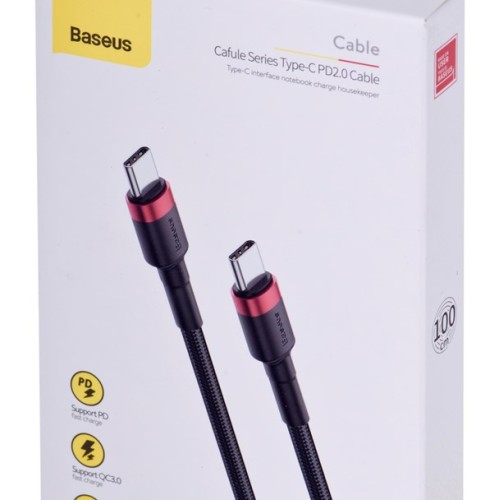Baseus CATKLF-G91 USB cable 1 m USB C Black