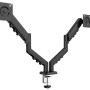 Tracer Double Armflex Monitor Mount, Black