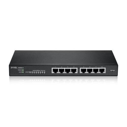 Zyxel GS1915-8 Managed L2 Gigabit Ethernet (10/100/1000) Black Zyxel GS1915-8 Managed L2 Gigabit Ethernet (10/100/1000) Black