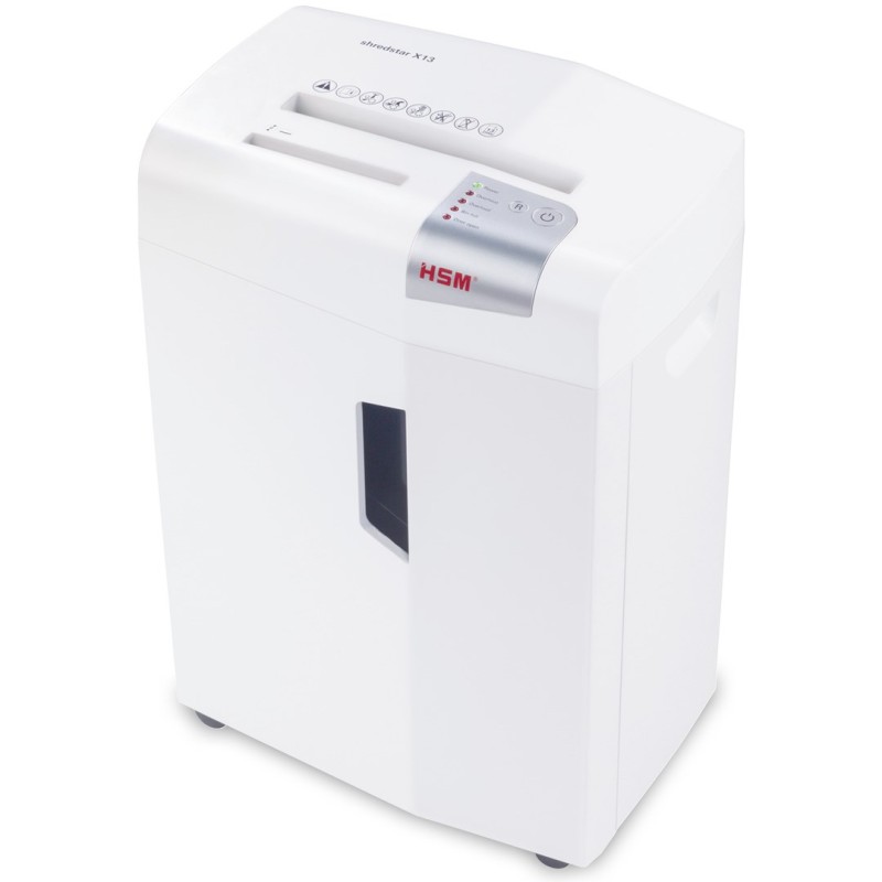 HSM shredstar X13 document shredder, 4 x 37 mm + separate CD-cutting mechanism HSM shredstar X13 document shredder, 4 x 37 mm + separate CD-cutting mechanism