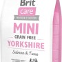 BRIT Care Mini Yorkshire Grain Free Salmon with tuna - dry dog food - 2 kg