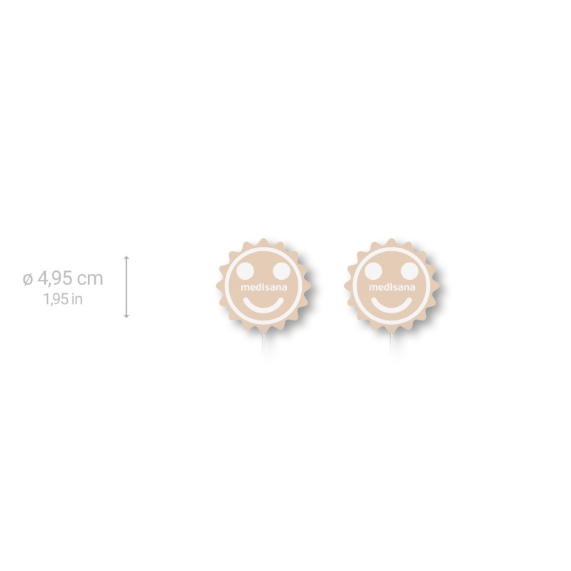 Pads/electrodes for Medisana TT 250 (4 pcs, small) Pads/electrodes for Medisana TT 250 (4 pcs, small)