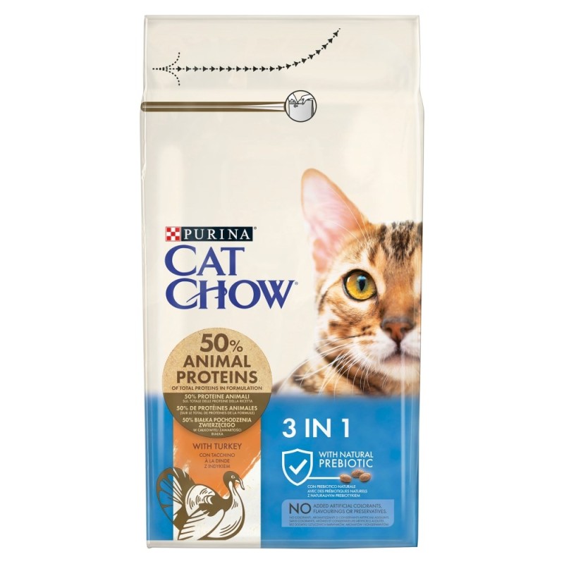Purina CAT CHOW cats dry food 1.5 kg Adult Turkey