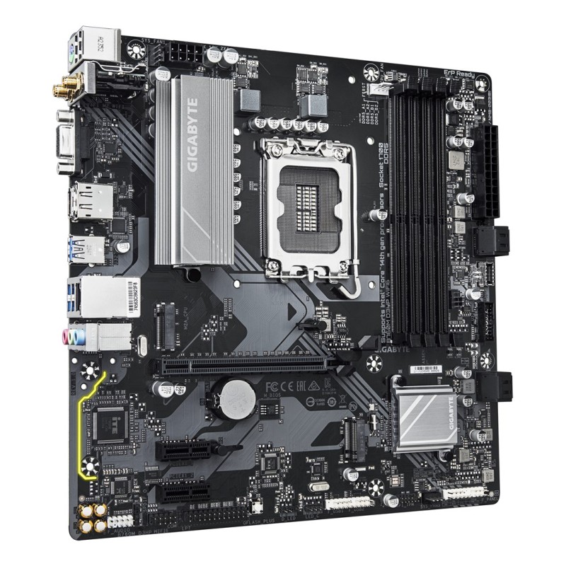 GIGABYTE B760M D3HP WIFI6 Motherboard - Supports Intel Core 14th Gen CPUs, 4+1+1 Phases Digital VRM, up to 5600MHz DDR5, 2xPCIe 4.0 M.2, Wi-Fi 6, GbE LAN, USB 3.2 Gen1