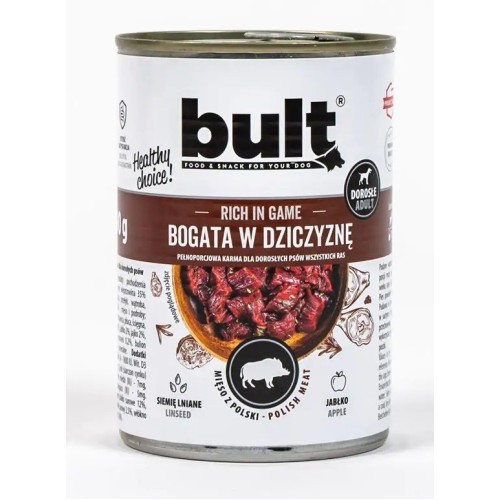BULT Rich in game - Wet dog food - 400 g BULT Rich in game - Wet dog food - 400 g