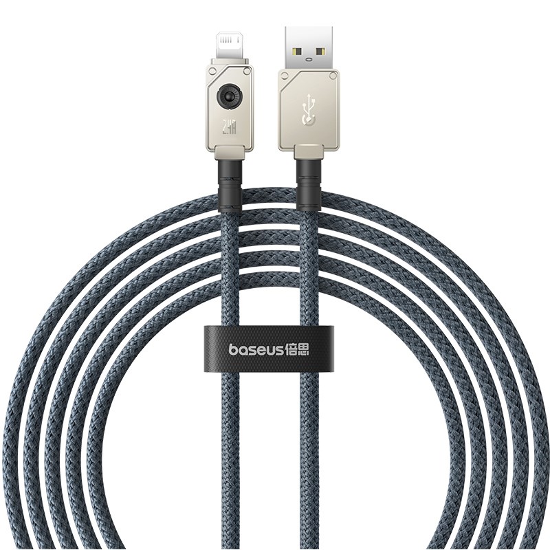 Baseus Unbreakable USB A to iP cable 2 m 5V-2.4A Black Baseus Unbreakable USB A to iP cable 2 m 5V-2.4A Black