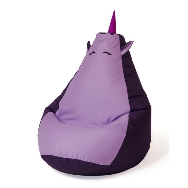 Sako bag pouffe Unicorn purple-light purple L 105 x 80 cm Sako bag pouffe Unicorn purple-light purple L 105 x 80 cm