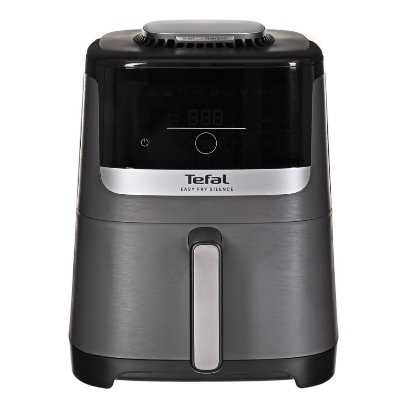 Tefal Easy Fry Silence EY551HE0 fryer Single 5 L Stand-alone Hot air fryer Black, Grey, Stainless steel