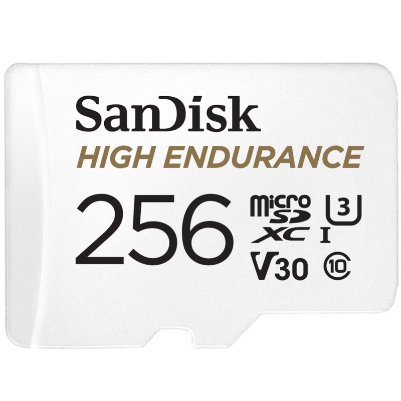 SanDisk High Endurance 256 GB MicroSDXC UHS-I Class 10