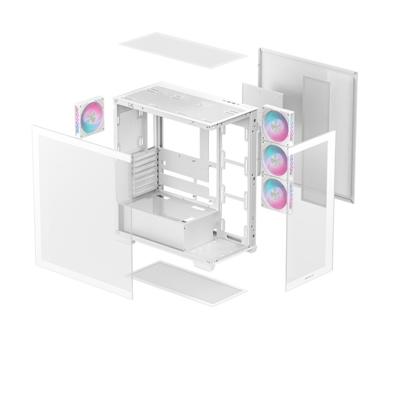 DeepCool CG580 4F WH Midi Tower White DeepCool CG580 4F WH Midi Tower White