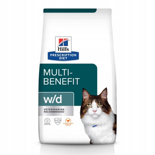HILL'S PRESCRIPTION DIET Multi-Benefit Feline w/d Dry cat food Chicken 3 kg HILL'S PRESCRIPTION DIET Multi-Benefit Feline w/d Dry cat food Chicken 3 kg