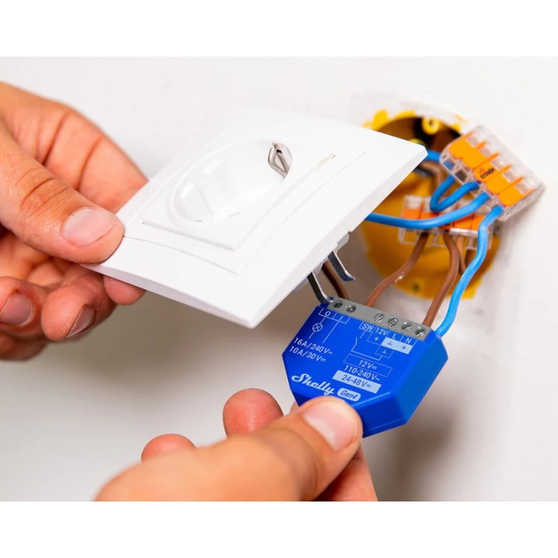 SHELLY 1 Gen4 Smart switch Blue