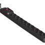 Activejet ACJ COMBO 9GN 5M black power strip with cord